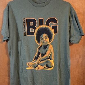 🆕️●LIMITED TIME OFFER●🎅Notorious BIG Tee - Army Green 🎄